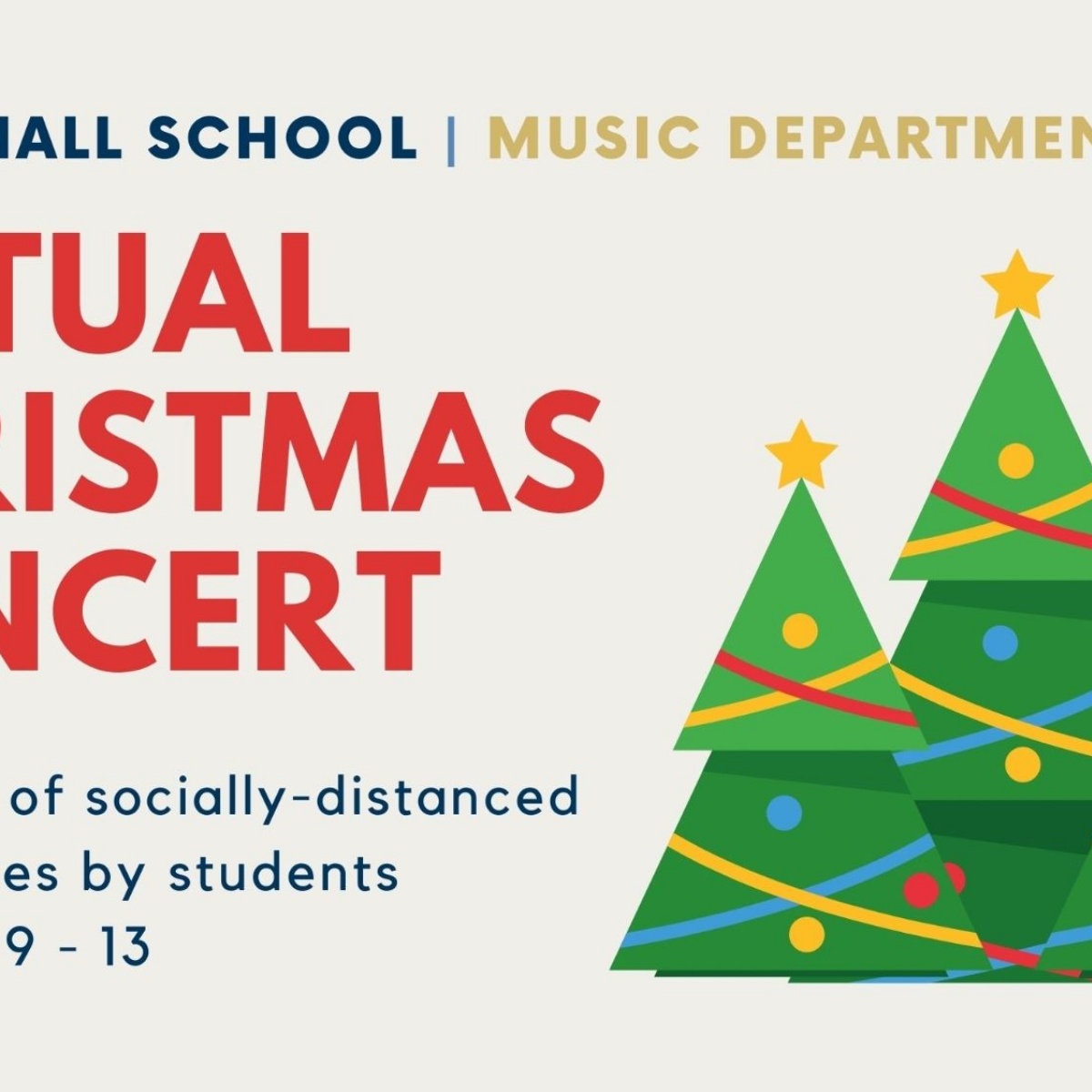 VIDEO Virtual Christmas Concert Tupton Hall School